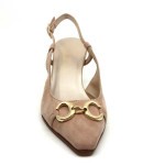 Emmanuelle pump beige suède 23568